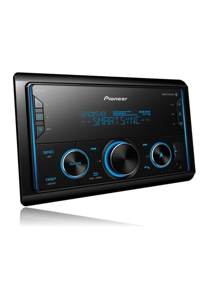Pioneer MVH-S425BT Double-DIN Digital Media Receiver with Dual Bluetooth and Smart Sync - Image 3